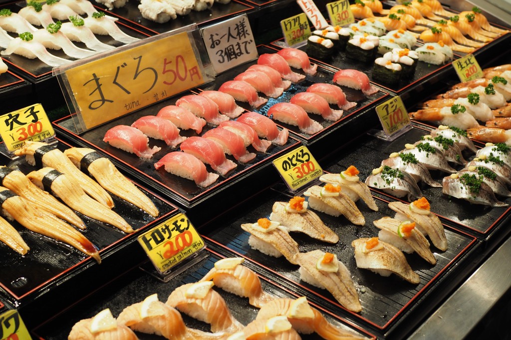 唐戸市場の寿司