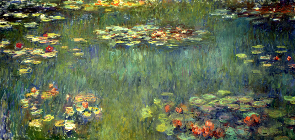 クロード・モネ 《睡蓮の池、緑の反映》